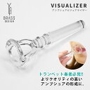 トランペット ビジュアライザー 練習器具 アンブシュア 練習用 トレーニング マウスピース ローブラス 金管楽器 初心者 中級者 上級者 トランペット用 吹奏楽部 家で練習 送料無料 ( BRASS DESIGN ブラスデザイン )