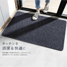 玄関マット ドアマット 吸水マット おしゃれ 室内用 40*60cm 玄関ラグ 泥落としマット 防滑 滑り止め加工 汚れ防止 シンプル 北欧風 新生活