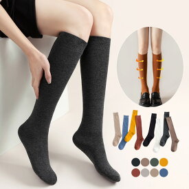 【50%OFF！2組目半額クーポンで】＼楽天1位 ／ 3足セット 靴下 レディース 暖かい 綿 ハイソックス レディース 裏起毛 裏毛なし シンプル くつした 防寒 靴下 厚手 冷え取り 冷えとり 冬用 靴下 冬新作 保暖 秋 冬 冷え対策 節電対策 スポーツ 春 夏 運動 抗菌 防臭