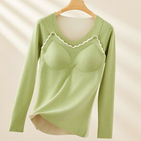 高品質 あったか インナー 妊婦 マタニティインナー 産後長袖 発熱インナー 授乳インナー 授乳用シャツ 両面起毛 秋冬用 暖か 授乳ブラ 母乳育児 胸パッド 垂れ下がり防止 産後 長袖シャツ カップ付 ワンタッチ 産前産後 大きいサイズ 伸縮性 抗菌防臭 防寒 インナーシャツ