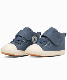 【ハプティックhbA】コンバース 【CONVERSE】BABY ALL STAR N NAVYPLUS V-1 ベビー オールスター N ネイビープラス V－1 子供 子ども キッズ シューズ 靴 マジックテープ ベルクロ ファーストシューズ HAPTIC ハプティック