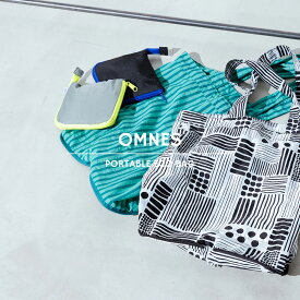 【OMNES】ポータブルトート型エコバッグ ショッピングバッグ 買い物袋 トートバッグ 折り畳み可能 北欧柄 無地 ストライプ チェック柄 HAPTIC ハプティック
