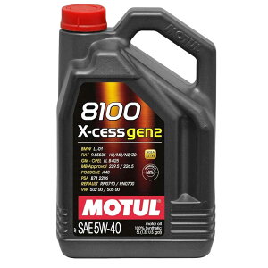 MOTUL `[ S8100 X-CLEAN GEN2 5W-40 GWIC 5L 109897 021365