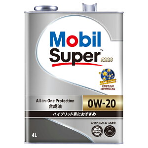 Mobil [r Super X[p[3000 0W-20 SP GF-6A 4L nCubhԂɂ 146977 GWIC