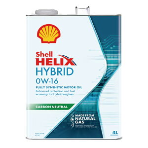 Shell シェル Helix HYBRID 0W-16 全合成油エンジンオイル 4L