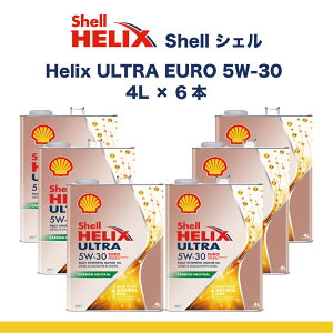 Shell �V�F�� Helix ULTRA EURO 5W-30 4L×6�{ set �S�������G���W���I�C��