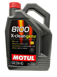 MOTUL ���`���[�� 8100 X-CLEAN GEN2 5W40 5L 109897 021365