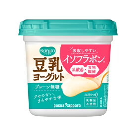 ポッカサッポロ　ソイビオ豆乳ヨーグルト プレーン無糖（400g）6個入