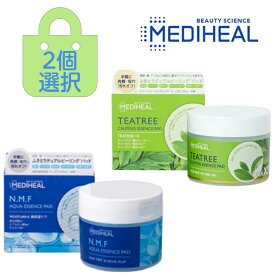 レビュークーポン配布中 2個 2箱 選択 カーミング エッセンスパッド MEDIHEAL ESSENCE PAD メディヒール ティーツリー TEATREE NMF N.M.F 50枚 50個入り 角質ケア 拭き取りパッド 化粧水 ニキビ 集中ケア パック 毛穴 フェイスマスク