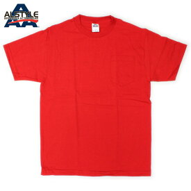 【2点までメール便対応】ALSTYLE APPAREL & ACTIVEWEAR/6.0oz SHORT SLEEVE POCKET TEE(アルスタイルアパレルアクティブウェアー/6.0オンスショートスリーブポケットTシャツ)【AAA/トリプルエー/TRIPLE A/T-shirts/ポケT/半袖/メンズ/無地】【39ショップ送料無料ライン対応】