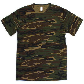 【2点までメール便対応】ANVIL(アンビル)/ミリタリー/カモフラージュ半袖Tシャツ【Tee/T-shirts/camo/camouflage/WOODLAND/ウッドランド/迷彩/サバイバルゲーム/サバゲー】【39ショップ送料無料ライン対応】