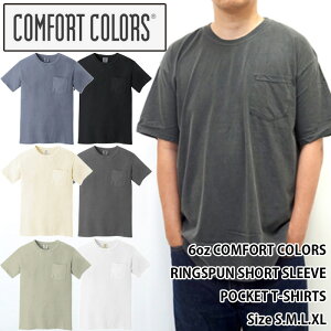 �y2�_�܂Ń��[���֑Ή��zCOMFORT COLORS/6.1oz RINGSPUN SHORT SLEEVE POCKET T-shirts(�R���t�H�[�g�J���[�Y/6�I���X�����O�X�p���V���[�g�X���[�u�|�P�b�gT�V���c)�y�|�PT/�|�P�e�B�[/����/�����Y/���n/�r��