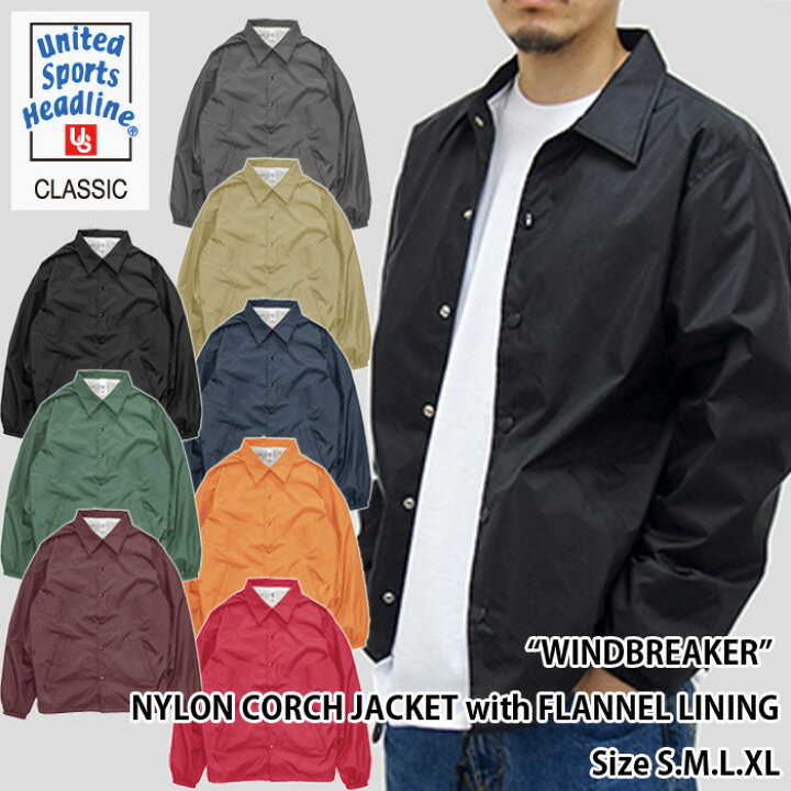 楽天市場】UNITED SPORTS HEADLINE/NYLON CORCH JACKET 裏あり  