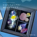 9月のこうぶつヲカシ -誕生石Sapphire-福岡県産 琥珀糖 お菓子 和菓子 砂糖菓子 琥珀 糖 宝石 鉱物 ギフト プレゼント 美味しい きれい 美しい おしゃれ お取り寄せ かわいい お菓子ギフト 手土産 福岡 かわいいお菓子 可愛いお菓子 誕プレ プチギフト 女性 女子高生