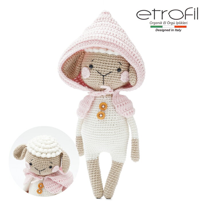 楽天市場 Etrofil 編みぐるみキット ひつじ あみぐるみ 材料 セット キット 毛糸 ぬいぐるみ Amigurumi 羊 編み物 手芸 かわいい 可愛い 簡単 トルコ Sedef セデフ あみぐるみ作家 Harawool