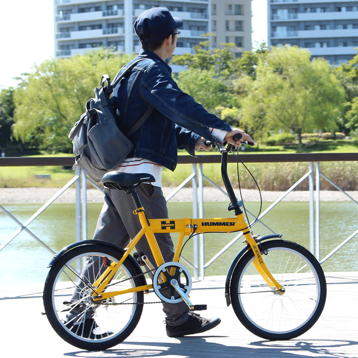 楽天市場】折りたたみ自転車 20インチ ハマー HUMMER 自転車