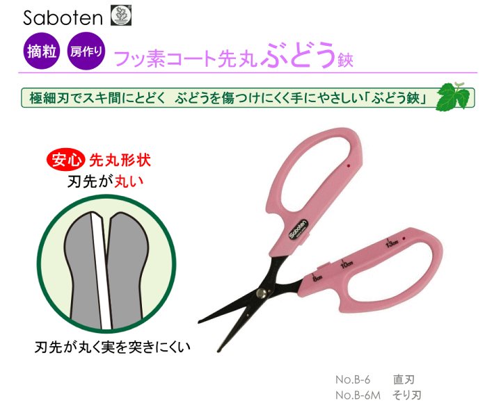 551円 【97%OFF!】 サボテン ぶどう鋏 首長型 先丸そり刃 185mm 目盛り付 No.B-6ML 551円 【97%OFF!】 サボテン ぶどう鋏 首長型 先丸そり刃 185mm 目盛り付 No.B-6ML