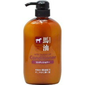 【人気商品】 馬油 コンディショナー（600mL） 保湿成分 椿油配合