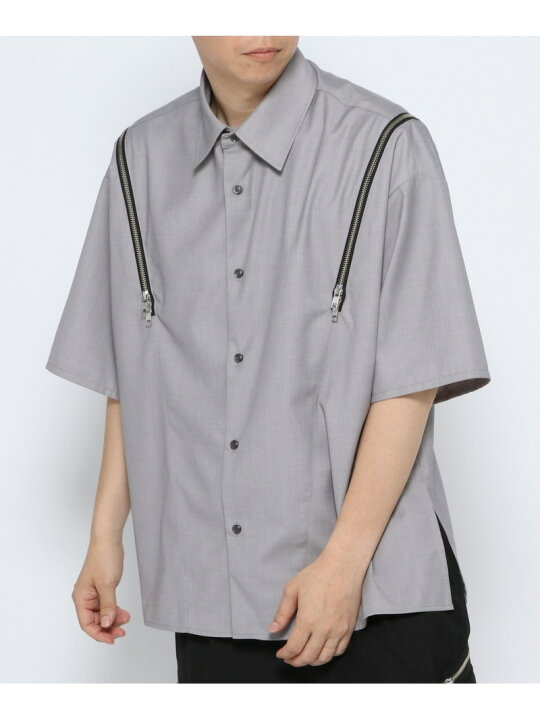 楽天市場】【SET UP対応】ショルダーZIPシャツ HARE ハレ トップス 