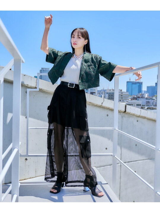 楽天市場】【SALE／35%OFF】フラワーシシュウショートジャケット HARE 