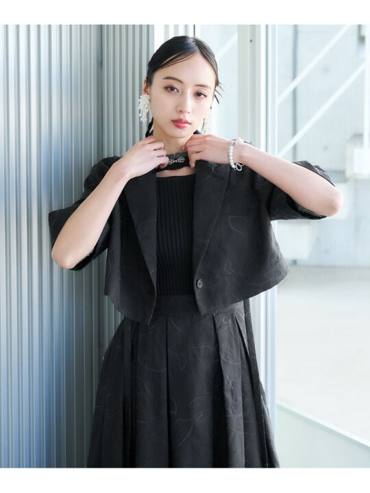 楽天市場】【SALE／35%OFF】フラワーシシュウショートジャケット HARE 