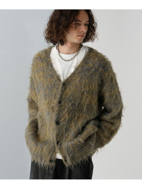 楽天市場】【SALE／33%OFF】メランジパーマシャギーカーディガン HARE 