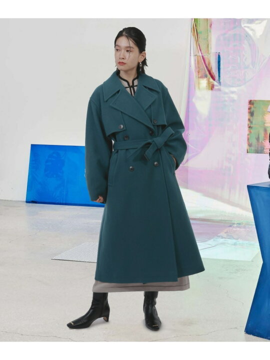 楽天市場】【SALE／22%OFF】(W)ウーリーテックトレンチコート HARE  