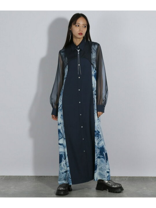 楽天市場】シアーガラキリカエワンピース HARE ハレ ワンピース  