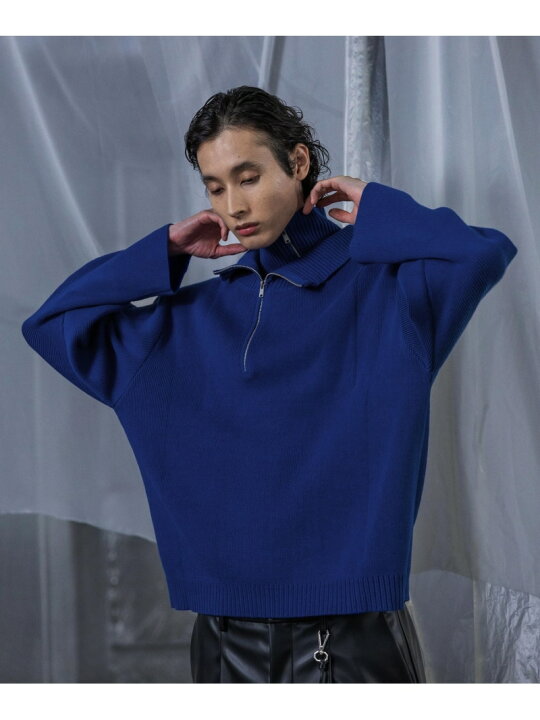 楽天市場】【SALE／43%OFF】レイヤードハーフZIPニット HARE ハレ 