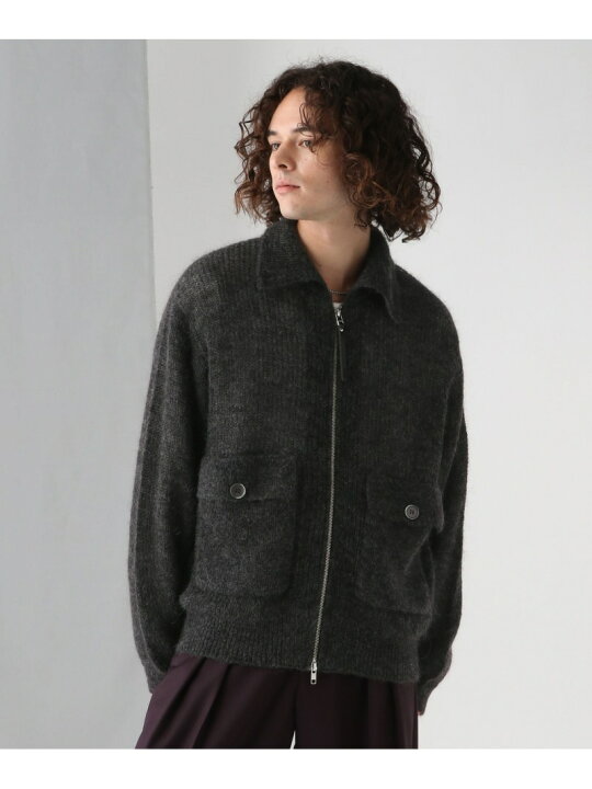 楽天市場】【SALE／35%OFF】メランジラメモヘアニットブルゾン HARE 