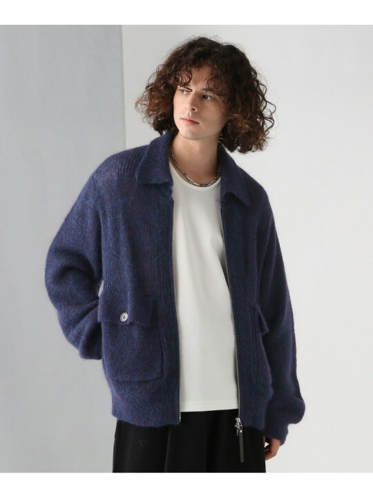 楽天市場】【SALE／35%OFF】メランジラメモヘアニットブルゾン HARE 