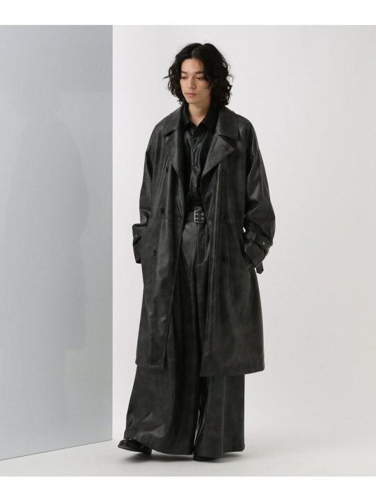 楽天市場】【SALE／21%OFF】レザートレンチコート HARE ハレ トップス 