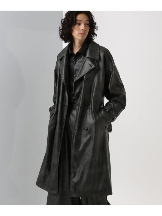 楽天市場】【SALE／21%OFF】レザートレンチコート HARE ハレ トップス 