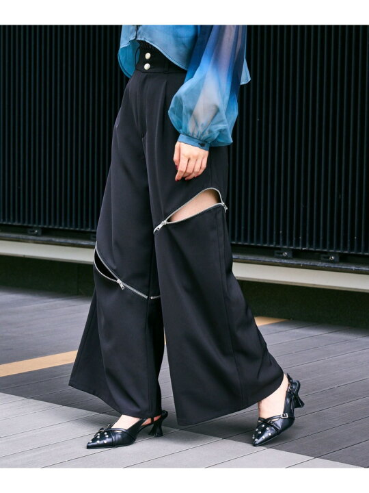 HARE」 ブーツカットデニムパンツ S ブラック レディース HARE(ハレ 