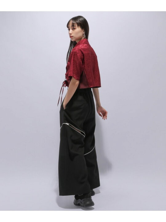 楽天市場】【SALE／23%OFF】ジップカットアウトワイドパンツ HARE ハレ  