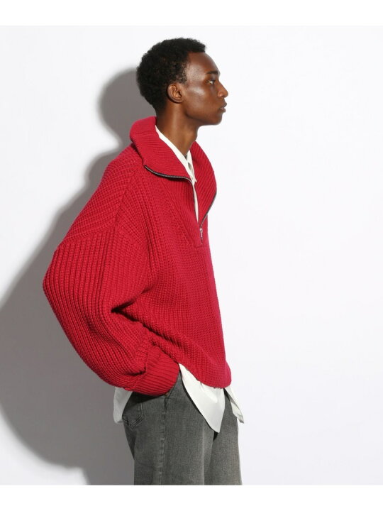 楽天市場】【SALE／23%OFF】OVERハーフジップニット HARE ハレ 