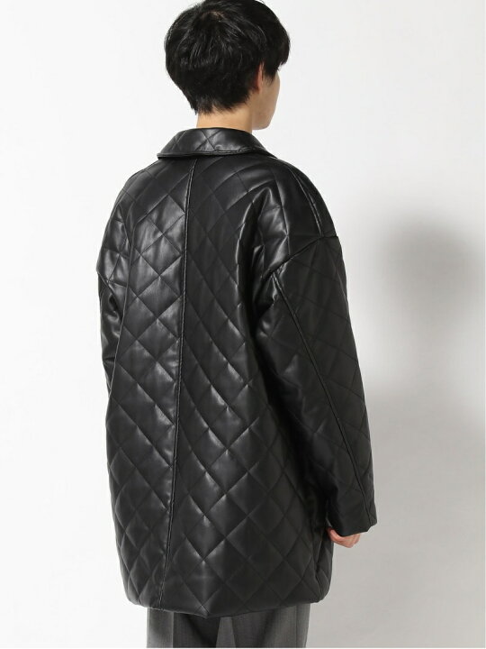 楽天市場】【SALE／50%OFF】(M)FレザーキルティングBL HARE ハレ 
