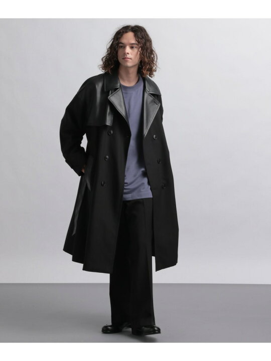 楽天市場】(M)Fレザーキリカエトレンチコート HARE ハレ ジャケット  