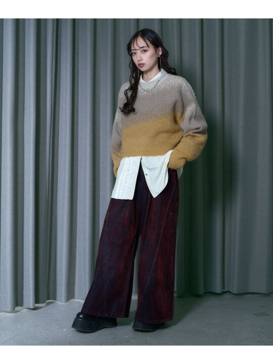 楽天市場】【SALE／30%OFF】グラデモヘヤニットプルオーバー HARE ハレ 