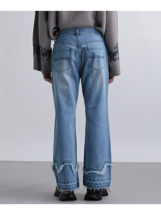 楽天市場】【SALE／25%OFF】(M)レイヤードフリンジデニムP HARE ハレ 