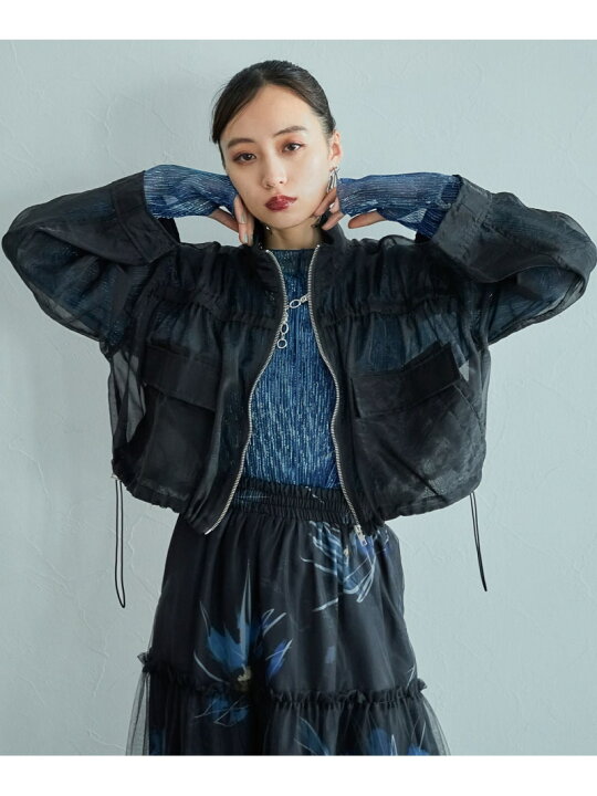 楽天市場】【SALE／28%OFF】シアーギャザーポケットブルゾン HARE ハレ