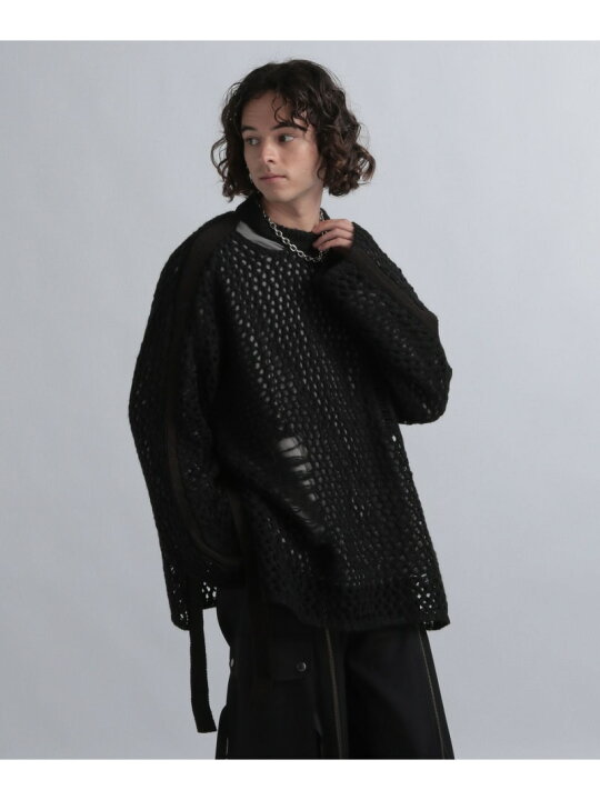 楽天市場】【SALE／31%OFF】(M)ウラケレイヤードメッシュニット HARE 