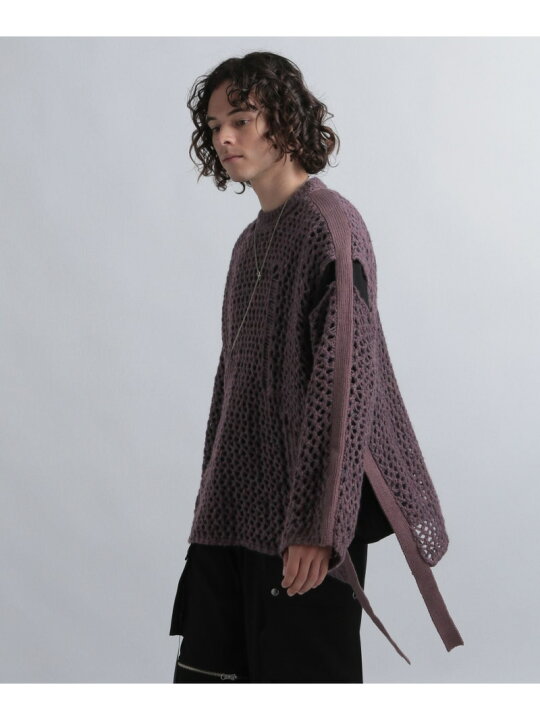楽天市場】【SALE／31%OFF】(M)ウラケレイヤードメッシュニット HARE 