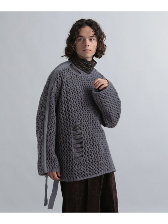 楽天市場】【SALE／31%OFF】(M)ウラケレイヤードメッシュニット HARE 