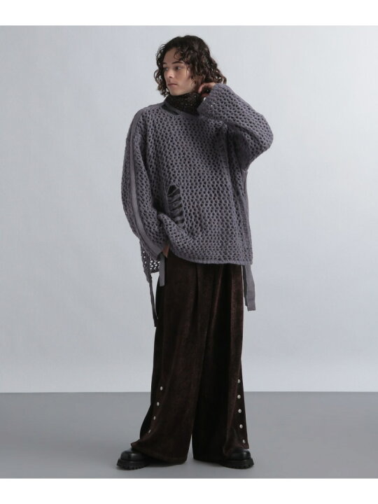 楽天市場】【SALE／31%OFF】(M)ウラケレイヤードメッシュニット HARE 
