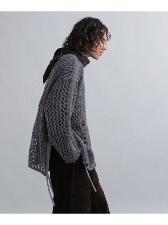 楽天市場】【SALE／31%OFF】(M)ウラケレイヤードメッシュニット HARE 