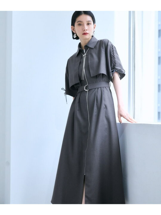 楽天市場】【SALE／39%OFF】【LADIES】レースアップジップワンピース  