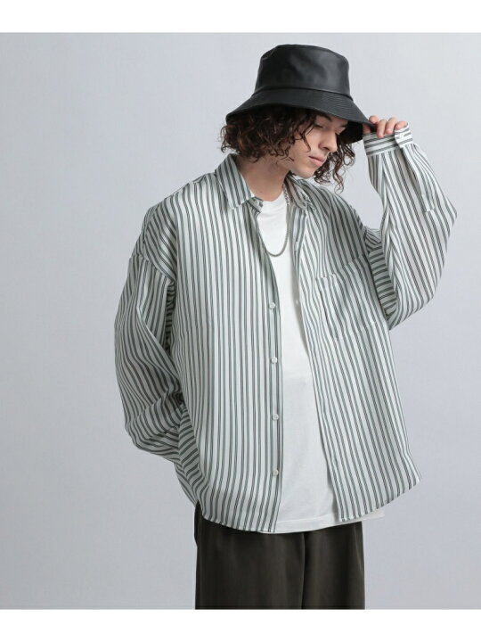 楽天市場】【SALE／20%OFF】(M)トロミストライプシャツ/LS HARE ハレ 