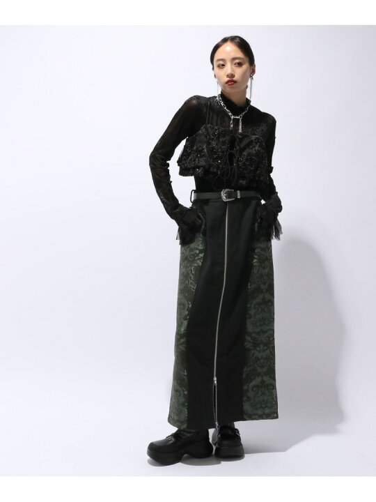 楽天市場】【SALE／19%OFF】ゴブランZIPナロースカート HARE ハレ 