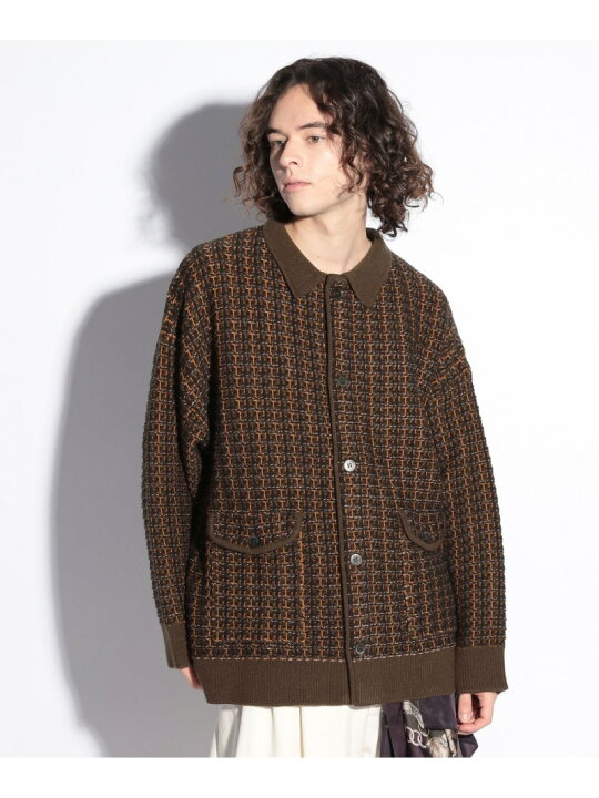 楽天市場】【SALE／43%OFF】ハイショクツイードシャツニット HARE ハレ 